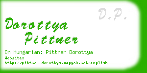 dorottya pittner business card